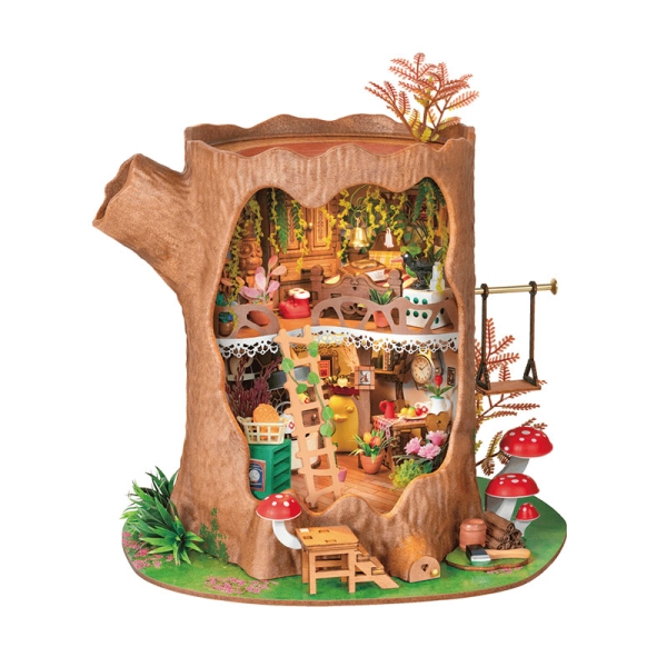Robotime DIY Модел за Сглобяване - Fairytale Tree House