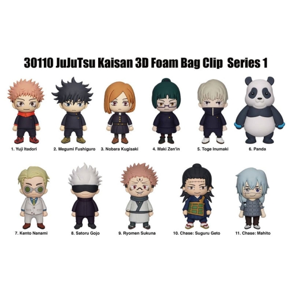 Jujutsu Kaisen 3D Ключодържател Късмет - Series 1 - Асортимент