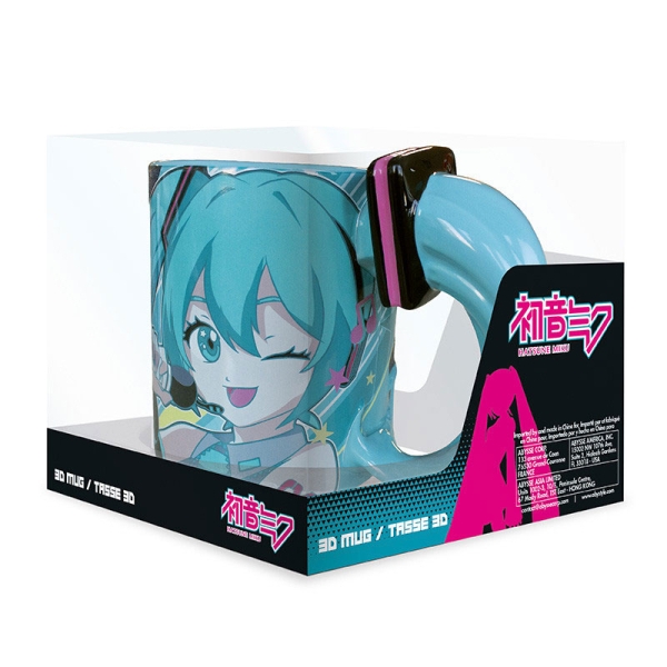 Volacoid 3D Голяма Керамична Чаша - Hatsune Miku