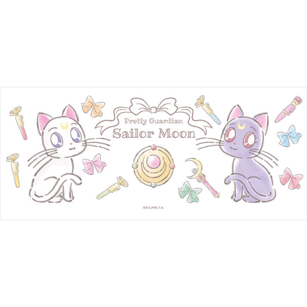 Sailor Moon Керамична Чаша - Luna & Artemis Chibi