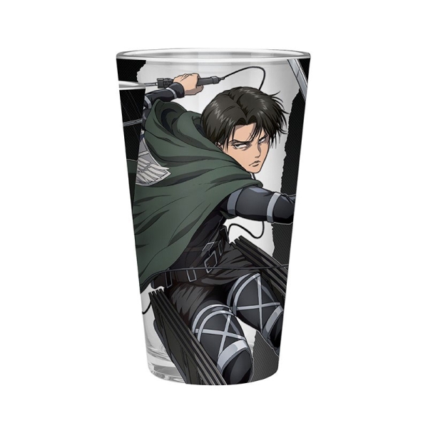 Attack On Titan XXL Голяма Стъклена Чаша - Levi