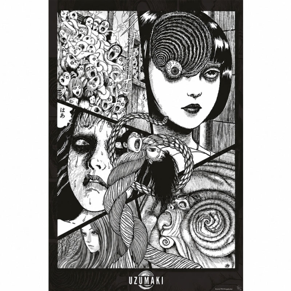 Junji Ito: Голям Плакат - MIX - Uzumaki