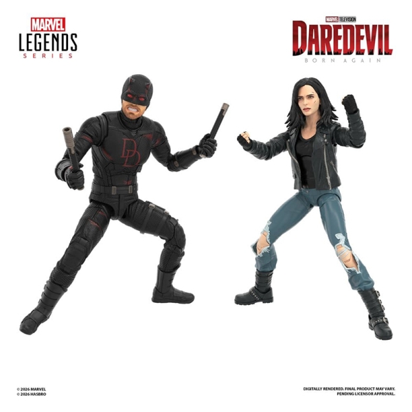 PRE-ORDER: Daredevil: Born Again Marvel Legends Екшън Фигурка 2-Pack - Daredevil & Jessica Jones