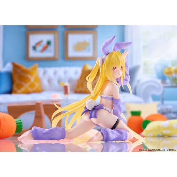 PRE-ORDER: To Love-Ru Darkness MOFLOCK Колекционерска Фигурка - Golden Darkness (Fluffy Bunny Ver.)