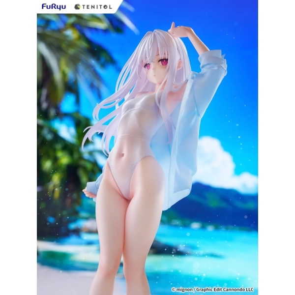 Mignon Works Tenitol Tall Колекционерска Фигурка - Shiro Swimsuit Ver.