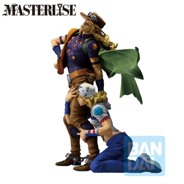Jojo's Bizarre The Gathering of Stars Ichibansho Колекционерска Фигурка - Gyro Zeppeli & Johnny Joestar 