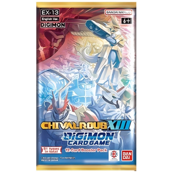 Digimon Card Game EX-13: CHIVALROUS XIII Бустер Пакет