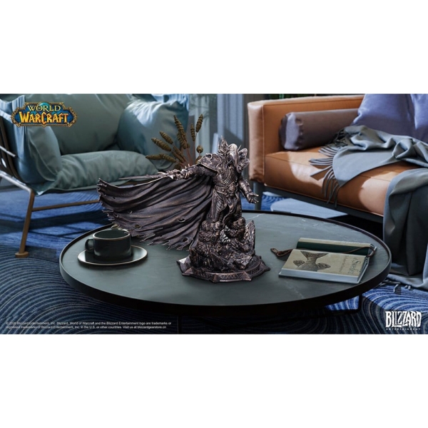 PRE-ORDER: World of Warcraft Колекционерска Фигурка 1/10 - The Lich King (Bronze-Colored Edition)