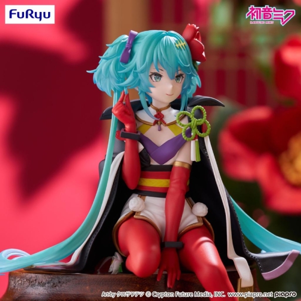 Vocaloid Noodle Stopper Колекционерска Фигурка - Hatsune Miku Flower Fairy Camellia 