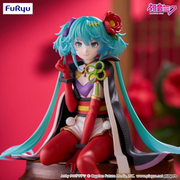 Vocaloid Noodle Stopper Колекционерска Фигурка - Hatsune Miku Flower Fairy Camellia 