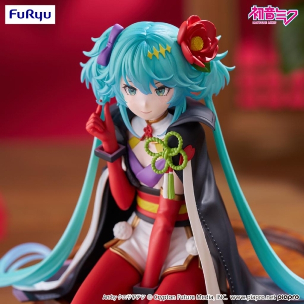 Vocaloid Noodle Stopper Колекционерска Фигурка - Hatsune Miku Flower Fairy Camellia 