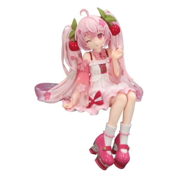 Vocaloid Noodle Stopper Figure - Sakura Miku 2025 Wink ver.