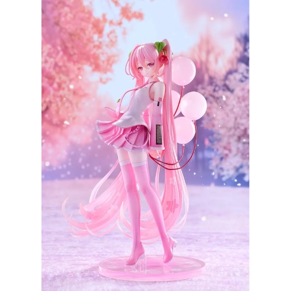 Vocaloid Hatsune Miku Collection Колекционерска Фигурка - Sakura Miku, GSC Illustration Contest Ver.