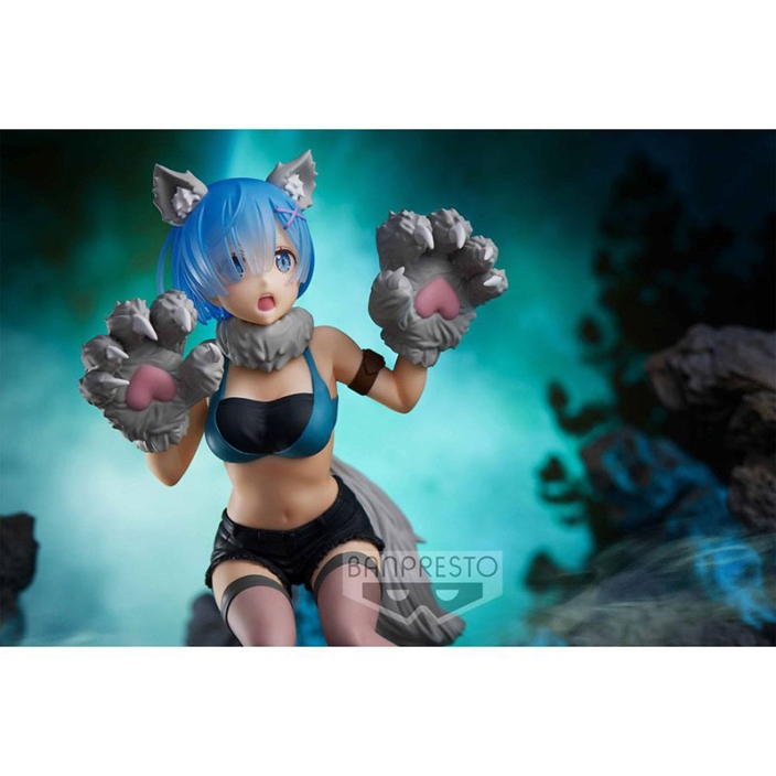 Re Zero Starting Life In Another World Espresto Est Monster Motions Pvc Statue Rem 18 Cm