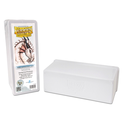 Dragon Shield Кутия за съхранение с 4 отделения - Бяла