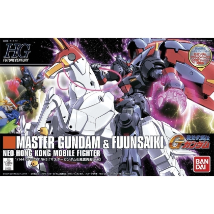 (HGFC) Gundam Model Kit Екшън Фигурка - Gundam Master & Fuun Saki 1/144