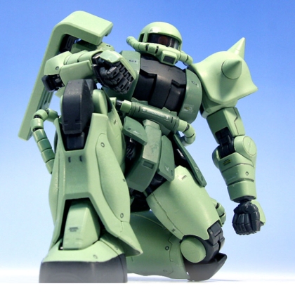(MG) Gundam Model Kit Figurină de acțiune - Zaku II MS06F ver 2.0 1/100