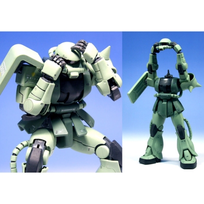 (MG) Gundam Model Kit Figurină de acțiune - Zaku II MS06F ver 2.0 1/100