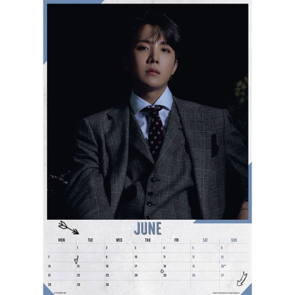 K-pop: Calendar BTS 2021 A3