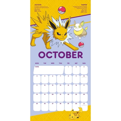 Pokémon Calendar 2021