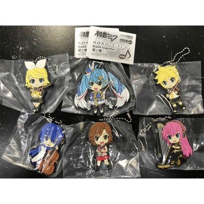 Character Vocal Series 01: Hatsune Miku Nendoroid Plus PVC Keychain 6-Pack Vol. 2 6 cm