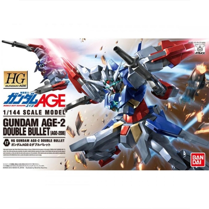 (HG) Gundam Model Kit Екшън Фигурка - Age-2 Double Bullet 1/144