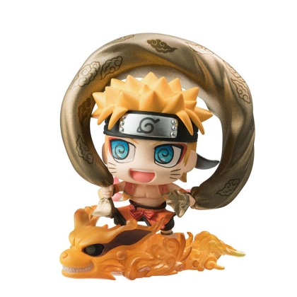 Naruto Shippuden: Колекционерски Фигурки - Petit Chara Fujin & Raijin (Naruto & Sasuke)