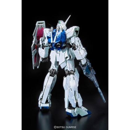 (MG) Gundam Model Kit Екшън Фигурка - Unicorn Red/Green Twin Frame Edition Titanium Finish 1/100