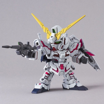 (SD) Gundam Model Kit Екшън Фигурка - EX Standard 005 Unicorn Gundam (Destroy Mode)
