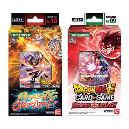 HOBBY COMBO: Dragon Ball Super Card Game Стартови тестета - Saiyan Legacy + Parasitic Overlord