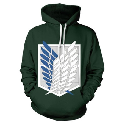 Attack On Titan Hoodie - Survey Corps