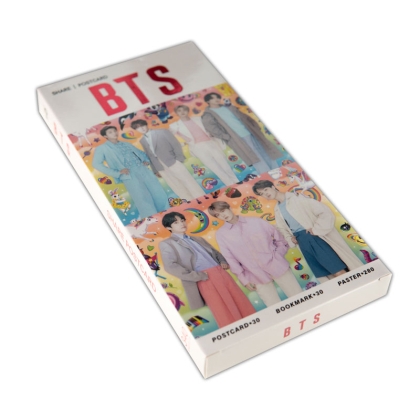 Set K-Pop Cărți și autocolante BTS