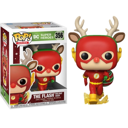 DC Comics: Funko Pop Колекционерска Фигурка - The Flash Holiday Dash 