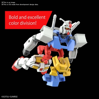 (EG) Gundam Model Kit Екшън Фигурка - RX-78-2 1/144