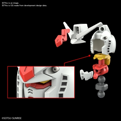 (EG) Gundam Model Kit Екшън Фигурка - RX-78-2 1/144