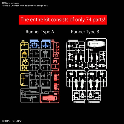 (EG) Gundam Model Kit Екшън Фигурка - RX-78-2 1/144