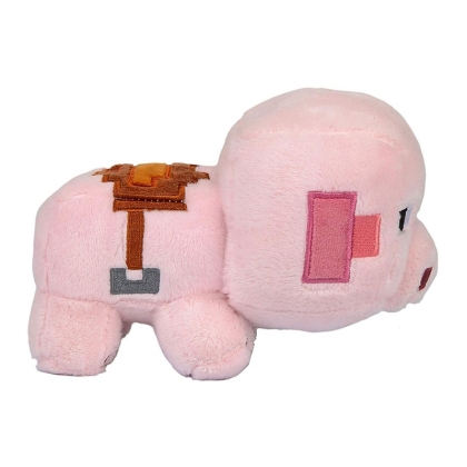 Minecraft Happy Explorer Saddle Pig Plush