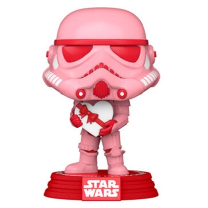 Star Wars The Mandalorian POP! TV Vinyl Figure Valentines Stormtrooper with Heart 9 cm