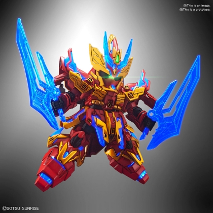 (SD) Gundam Model Kit Екшън Фигурка - Sangoku Soketsuden Zhang Liao Sazabi 1/144