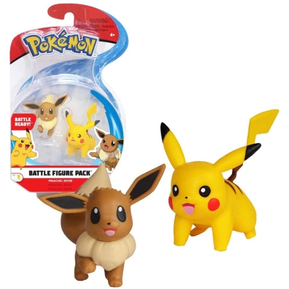 Pokemon:  Фигурки Комплект - Eevee & Pikachu