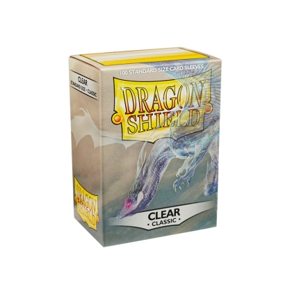 &quot; Dragon Shield &quot; Standard Card Sleeves 100pc - Classic Clear
