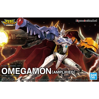 Gundam Model Kit Digimon Екшън Фигурка -  Figure Rise Digimon Omegamon Amplified