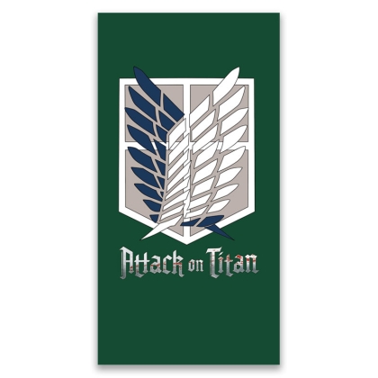 Attack on Titan Плажна Хавлия - Лого