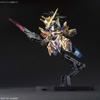 (SD) Gundam Model Kit Екшън Фигурка - Sangoku Soketsuden Liu Bei Unicorn Gundam 1/144