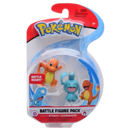 Pokémon Mini Battle Figurs Set - Charmander & Wynaut