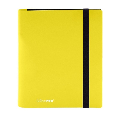 Ultra Pro: 4-Pocket Албум / Портфолио за карти - Eclipse Lemon Yellow