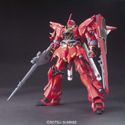 (HGUC) Gundam Model Kit Екшън Фигурка - MSN-06S Sinanju Gundam 1/144