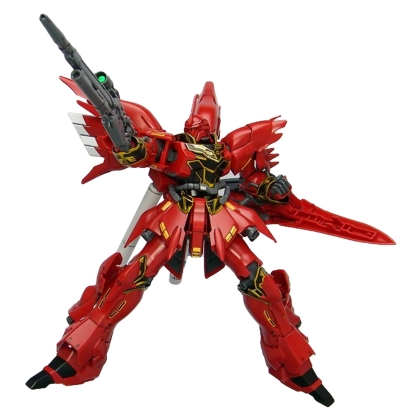 (HGUC) Gundam Model Kit Екшън Фигурка - MSN-06S Sinanju Gundam 1/144