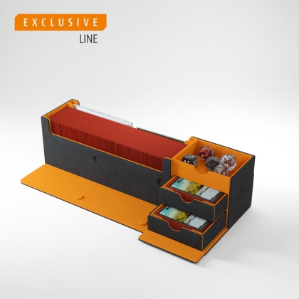 Gamegenic - Card's Lair 400+ (EXCLUSIVE LINE) - Кутия за съхранение - Черна/Оранжева