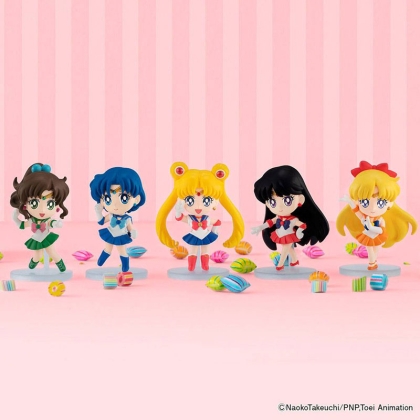 Sailor Moon ChibiMasters Collectible Figure - Sailor Moon, Mercury, Mars, Jupiter, Venus